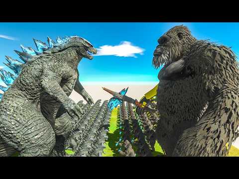 Growing Godzilla 2014 VS Kong Gauntlet Comparison | Undefeated King?