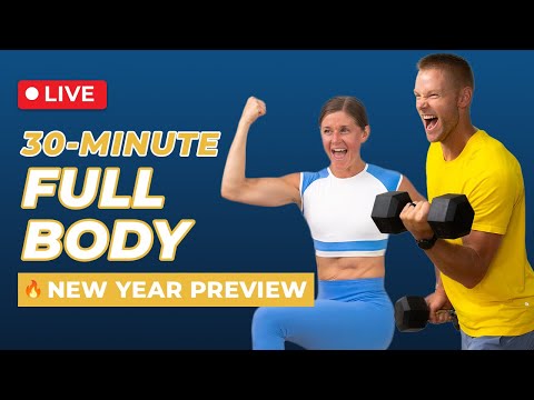 30-Minute Full Body Dumbbell Workout (New Year Program Preview Workout)