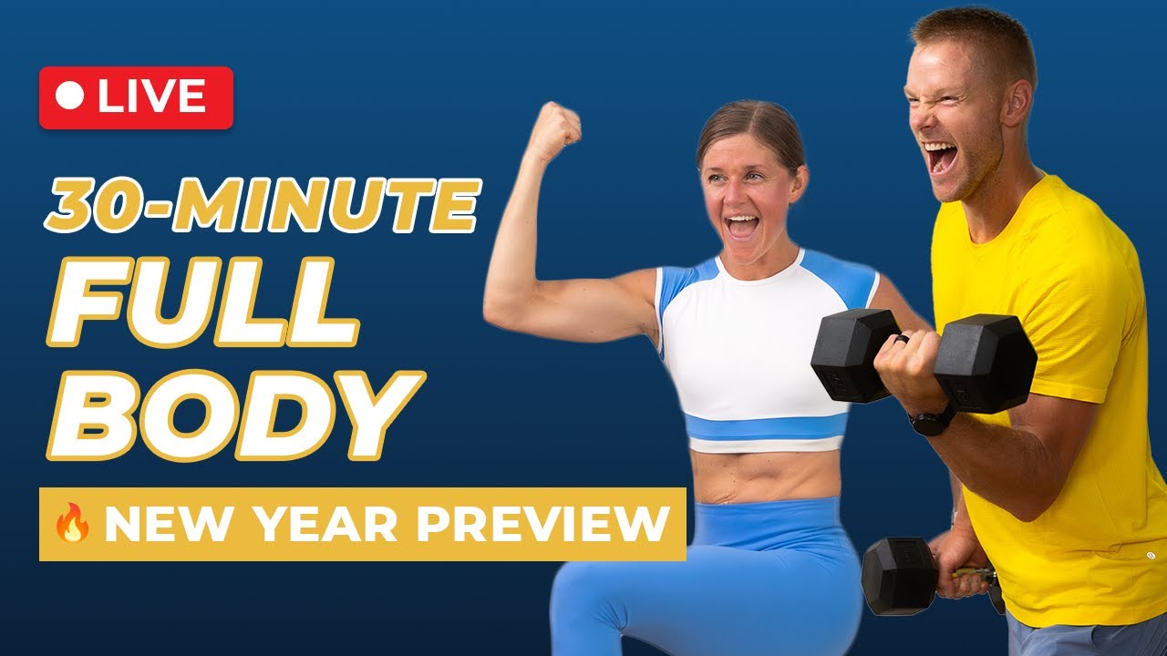 30-Minute Full Body Dumbbell Workout (New Year Program Preview Workout)