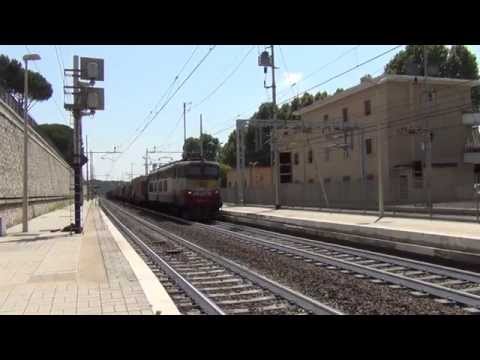 E655.202 sul MRS 57302 Roma Smistamento - Prato Centrale, in partenza da Settebagni