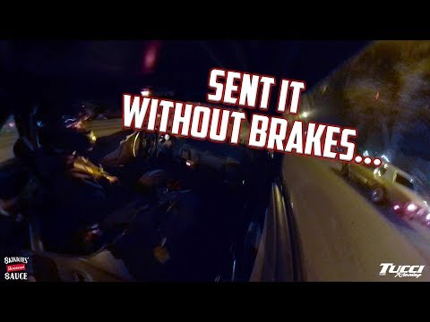 STREET RACE for $12,000 and Driver HAD NO BRAKES...