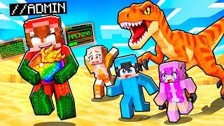Usé COMANDOS de ADMINISTRADOR en ROBA UN HUEVO en Minecraft!