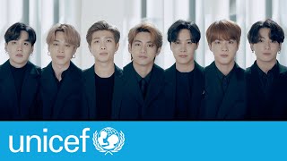 BTS return to the United Nations  UNICEF