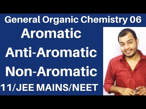 Organic Chemistry || GOC 06 : Aromatic , Anti Aromatic and Non-Aromatic Compounds JEE MAINS/NEET