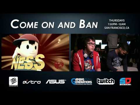 Come on and Ban #60 - Winner Semis: 1UP | Shaky (Ness) vs SG WtF | Rice (Mario)