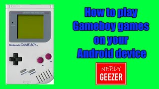 How to play Gameboy games on your Android device