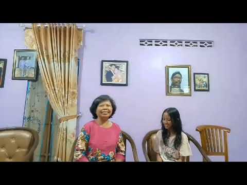 #sdnpurworejo mewawancarai pembuat makanan tradisional cemplon