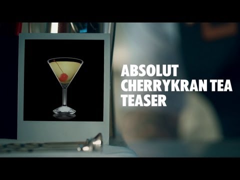 ABSOLUT CHERRYKRAN TEA TEASER DRINK RECIPE - HOW TO MIX