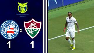 BRASILEIRO SÉRIE A 2026 - 2ª RODADA - BAHIA 1X1 FLUMINENSE