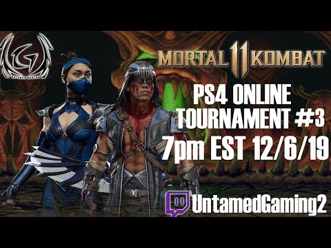 MK11 Season 1 PS4 Online Tournament #3 12/6/19