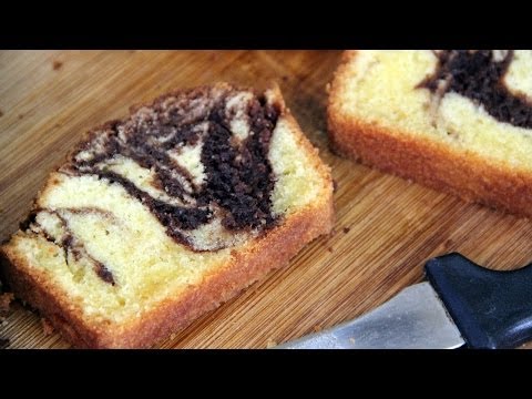 Nutella Marble Pound Cake - Sweet Treats - Recipe By ZaTaYaYummy
