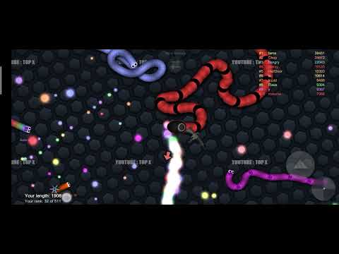 Slither.io A.I:Squid Game Guard vs Noob Snakes.epic Gameplay