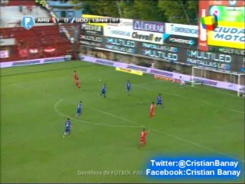 Argentinos Jrs 2 Godoy Cruz 1 (Relato Adrian Luna) Torneo Final 2014 Los goles (8/2/2014)