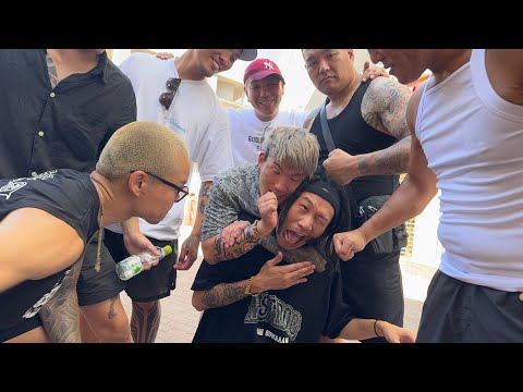 撮影中にブレイキングダウン選手にMYが暴行された動画