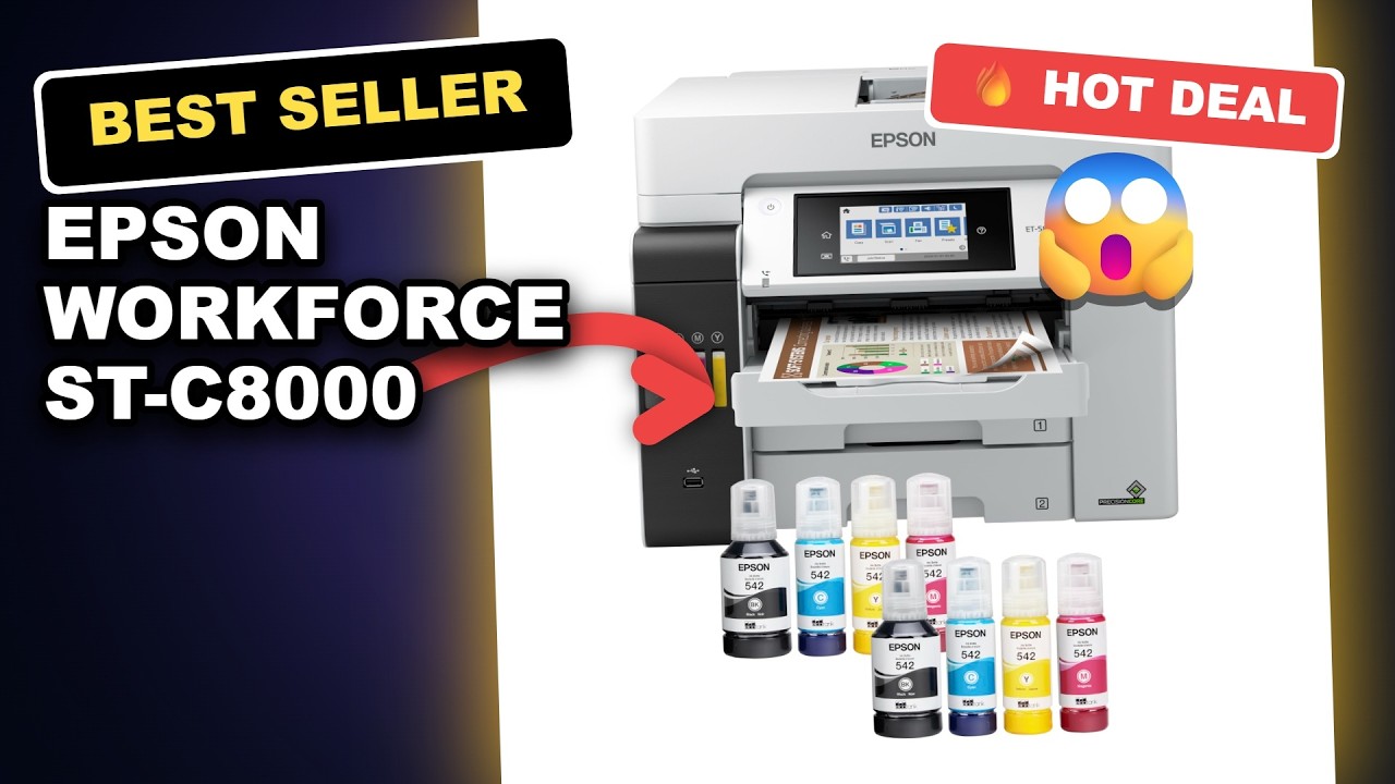 Epson Workforce ST-C8000 Wireless Inkjet Multifunction Printer Review — Performance & Features