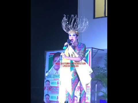 MISS GAY FUNNY INTRODUCTION SPEECH TAGALOG