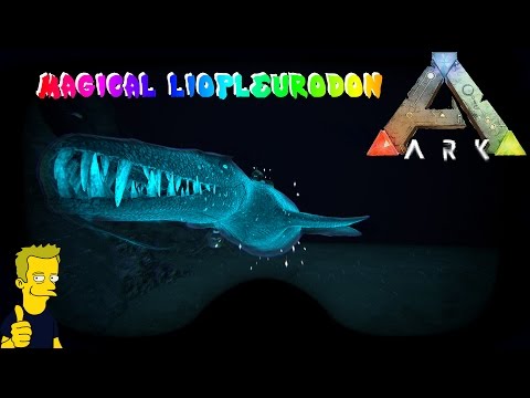 MAGICAL LIOPLEURODON TAME AND DEEP SEA LOOT DROP HUNTING ARK: Survival Evolved