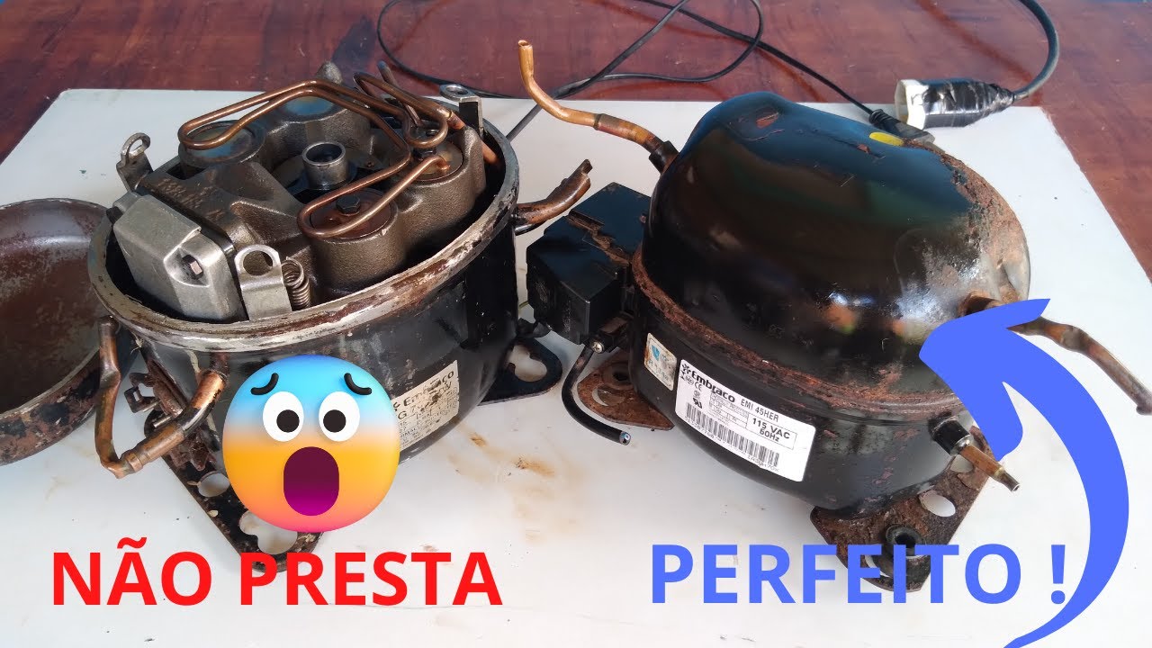 NÃO FAÇA COMPRESSOR CASEIRO COM MOTOR DE GELADEIRA ANTES DE VER ESTE VIDEO, ISSO NINGUEM TE CONTA!