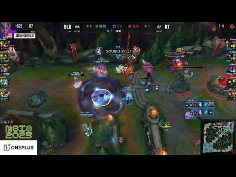 BLG ELK JINX QUADRA!! - BLG VS R7 | #msi