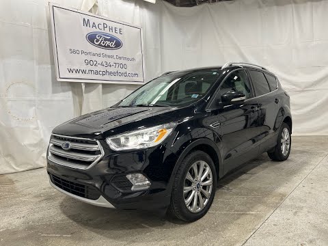 Shadow Black 2017 Ford Escape TITANIUM Review - MacPhee Ford