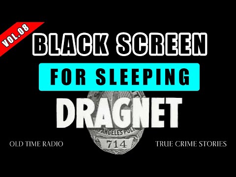 Dragnet 1966 -  Administrative Vice VOL 08 Full Episodes With Rain Sound | Black Screen | OTR