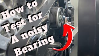 Bad Idler Bearing/Pulley