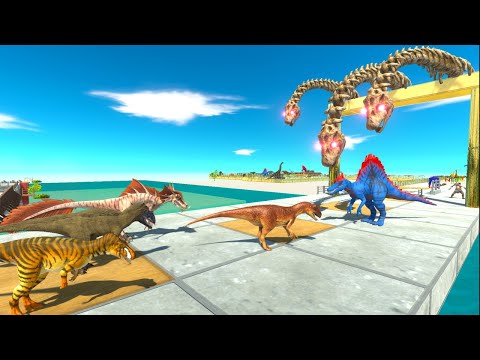 5x BROTHERS ALLOSAURUS RELEASE HERBIVORE DINOSAURS - Animal Revolt Battle Simulator