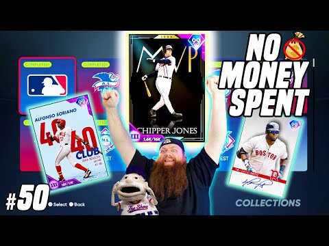 NO MONEY SPENT! WE UNLOCKED CHIPPER JONES | OUR PACK LUCK WAS INSANE! | MLB The Show 21 #50