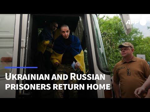 Freed prisoners of war returned as part of major Ukraine-Russia exchange deal | AFP