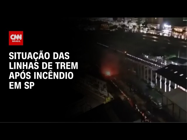 Trens voltam a operar normalmente em São Paulo após incêndio em vagão | LIVE CNN