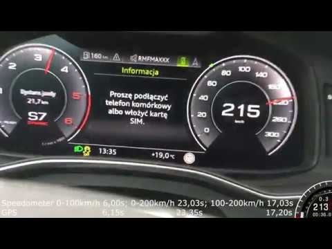 Audi A6 C8 50 TDI 286KM 0-200km/h