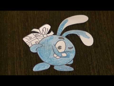 Coloring for kids-  Kikoriki. Krosh