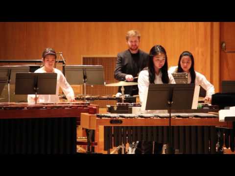 SJSU 2017 Percussion Festival Conert  Appalachian Morning by Paul Halley Arr. Omar Carmenates