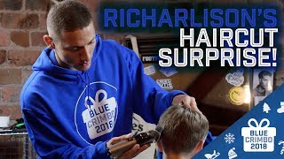 RICHARLISON'S HAIRCUT SURPRISE! | BLUE CRIMBO 2018
