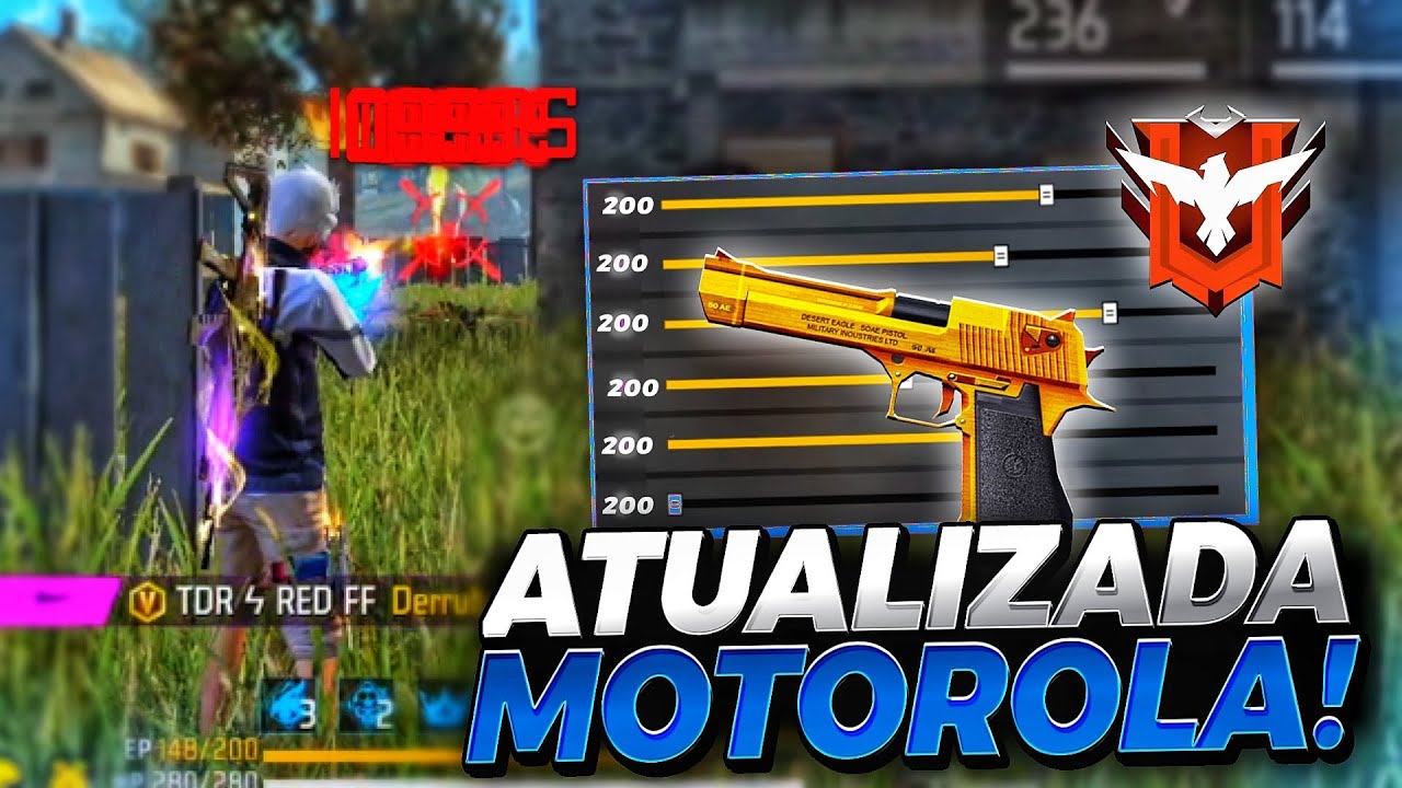 A Melhor Sensibilidade Para Subir Capa No Motorola Na Nova Atualização Do Free Fire