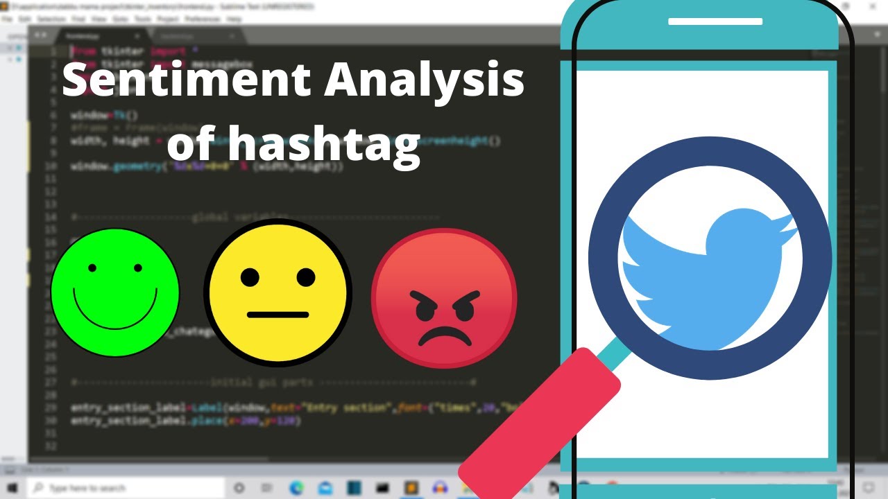 How to Twitter Sentiment Analysis using Python || TextBlob Sentiment analysis