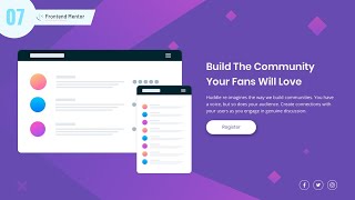 Download the video "Huddle Landing Page Design with HTML and CSS | Frontend Mentor Challenge | Day  7"