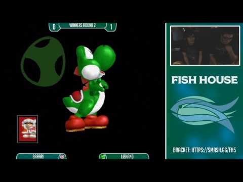 Fish House 5 SSBM - Liekand (Yoshi) Vs. Safari (Ice Climbers) Winners Round 2