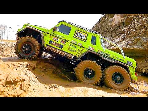 EXTREME RC MUD & WATER Adventure! 💦 Jeep, Mercedes 6x6 & FC 170 Get Stuck