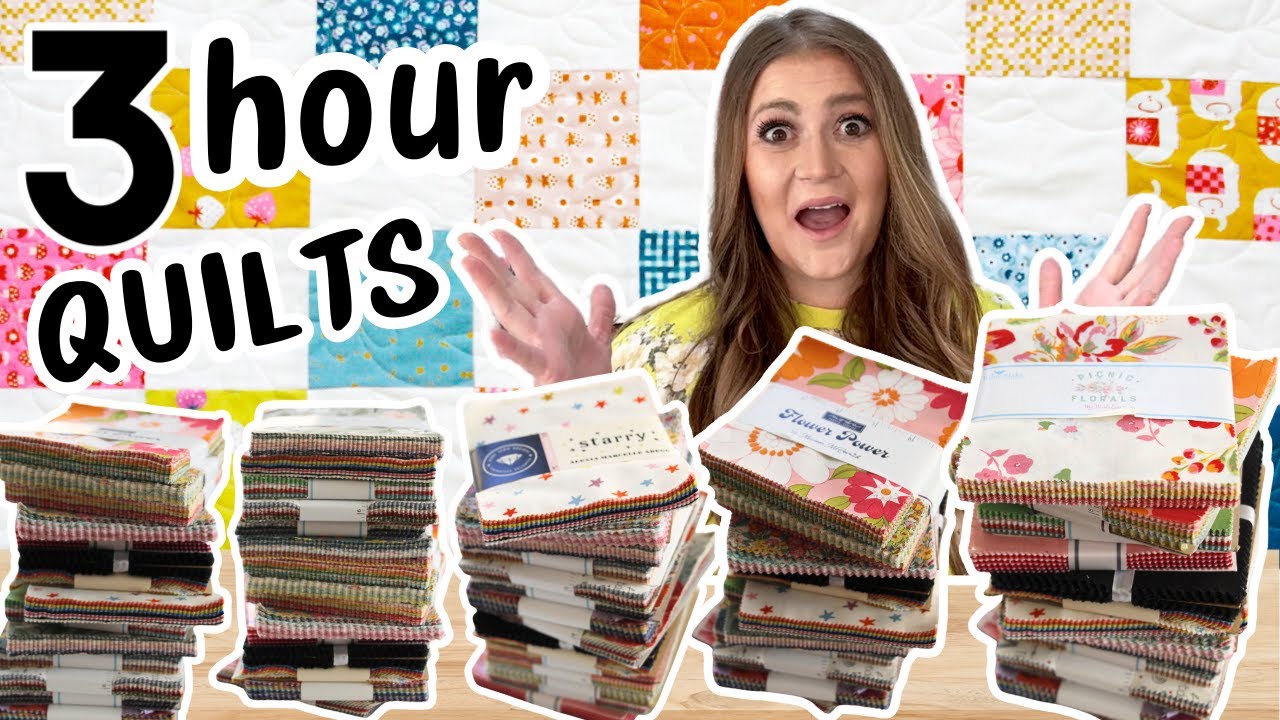 I Made a Quilt in 3 HOURS Using 5