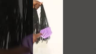 how to make your Brazilian wool look like attachment or braid hair