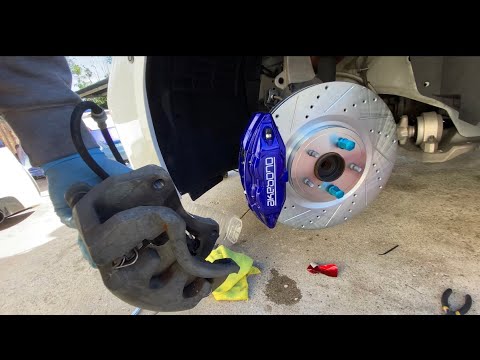 Q50/ Q60 Akebono Big Brake Swap (DIY)