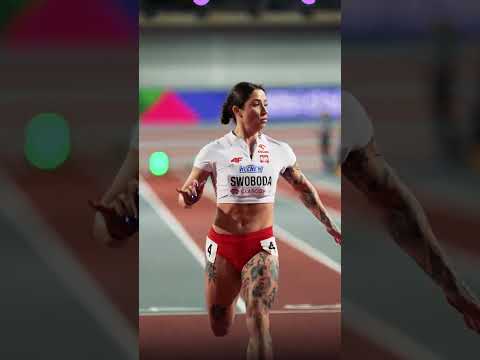 Ewa Swoboda turns on the jets ‼️ #athletics #sports #poland #glasgow #sprint #running #fast