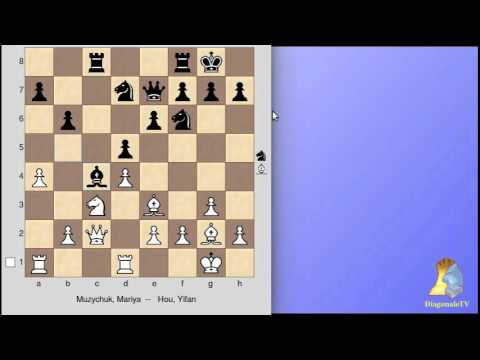 Mariya Muzychuk vs Hou Yifan 2016 Round 3