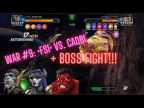 Season 31 War #9 - King Corvus takes on a Boss! | Marvel Contest of Champions