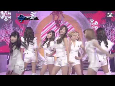 111222 SNSD HD MR TAXI X Mas Special @ M CountDown