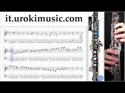 Lezioni di Oboe Mission Impossible - Theme Tutorial Spartito Parte#1 um-i276