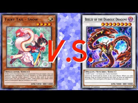 「Yu-Gi-Oh」 Fairy Tail Snow Raigeki Counters Beelze