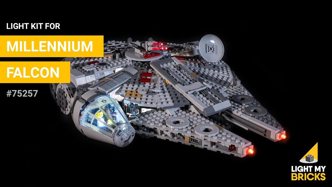 Light My Bricks Lumières-LED pour LEGO® Star Wars Millenium Falcon 75257