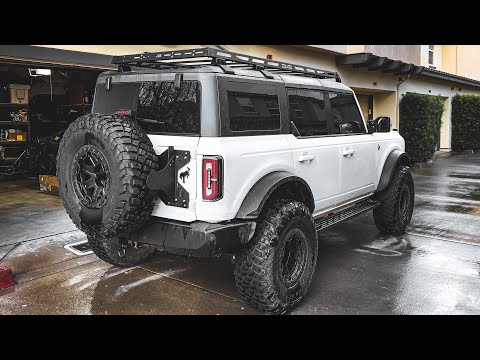 More Bronco Mods - DV8 Roof Rack Install